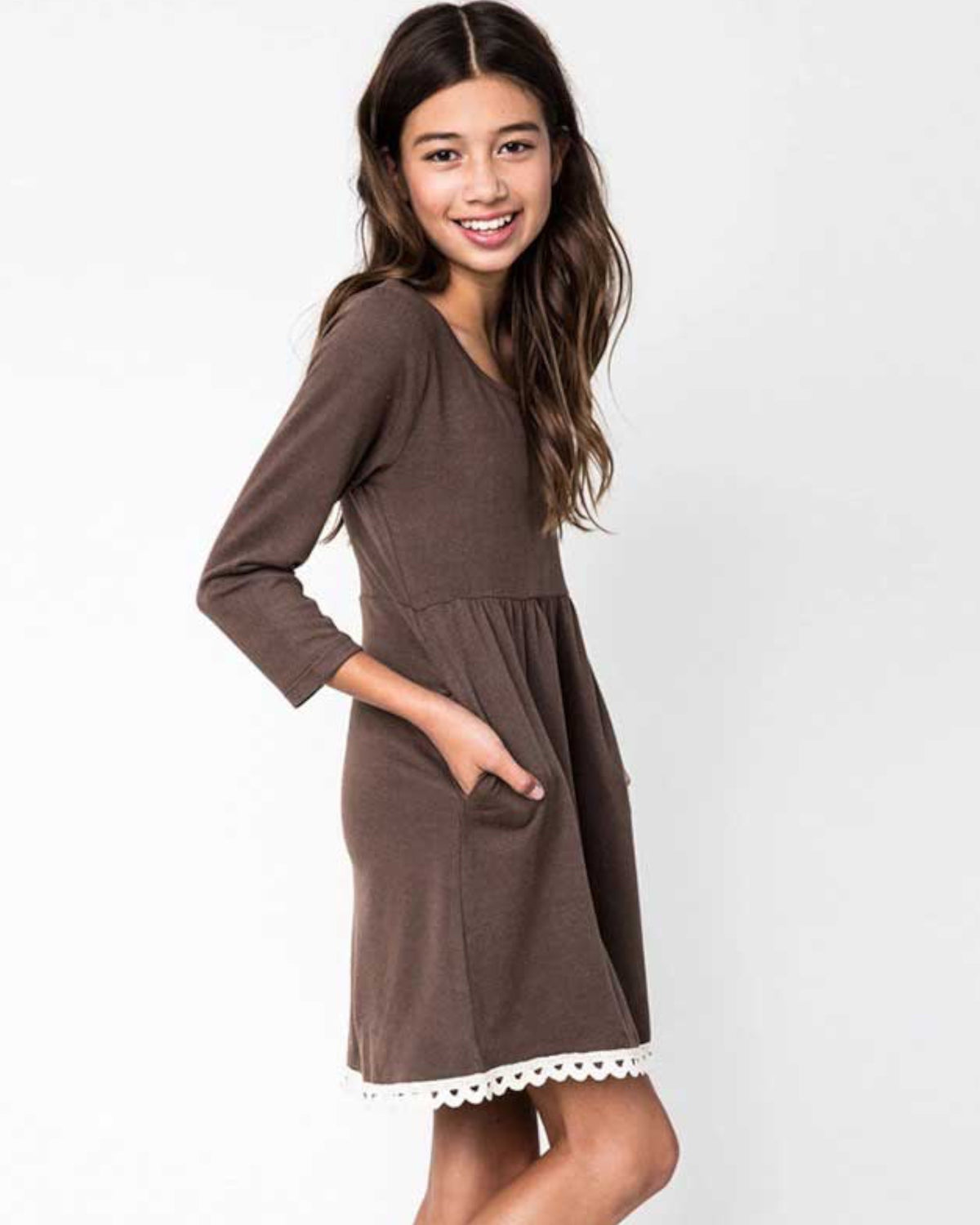 Sweater Dress With Pockets