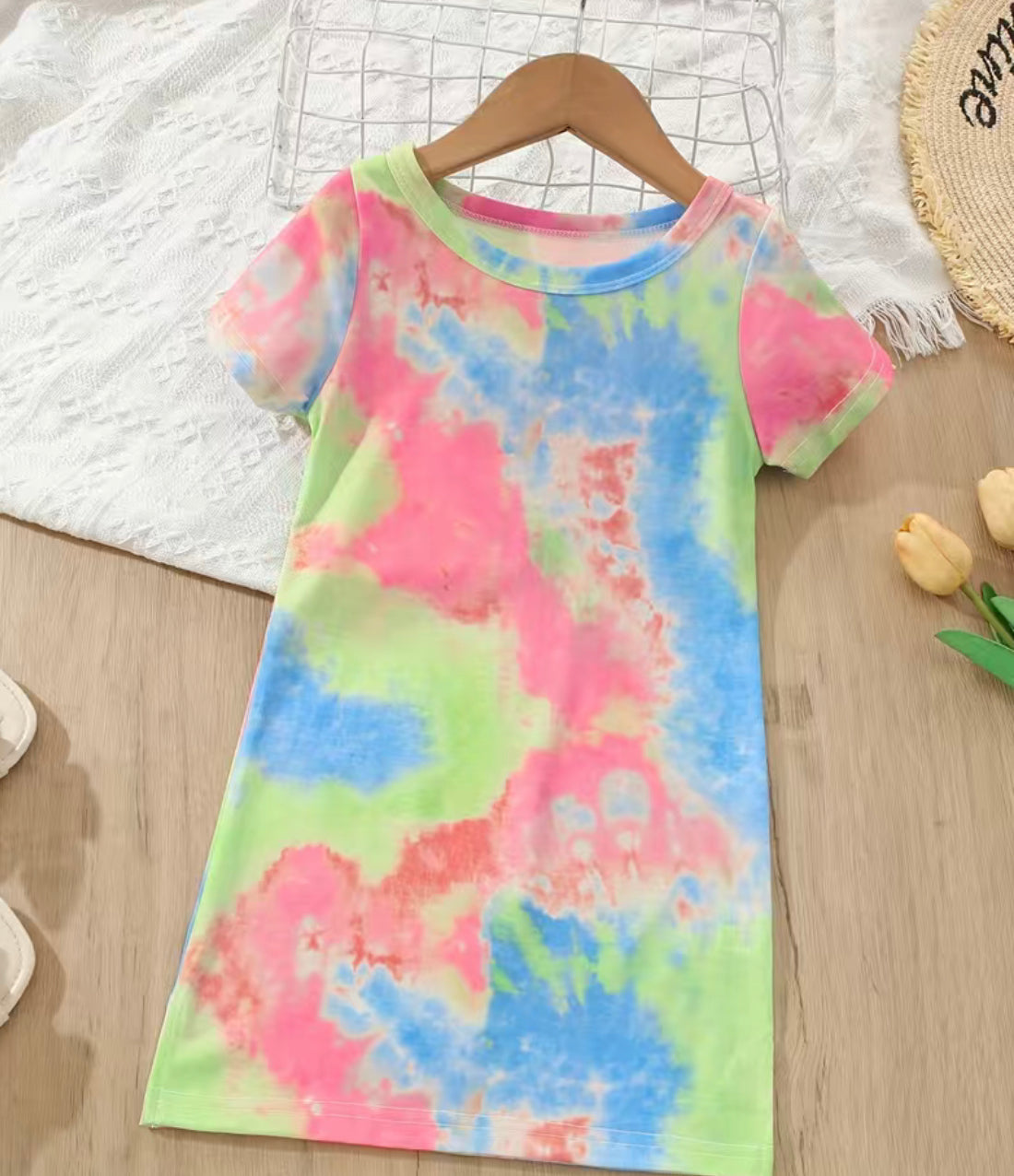 Tie Dye T-Shirt Dress
