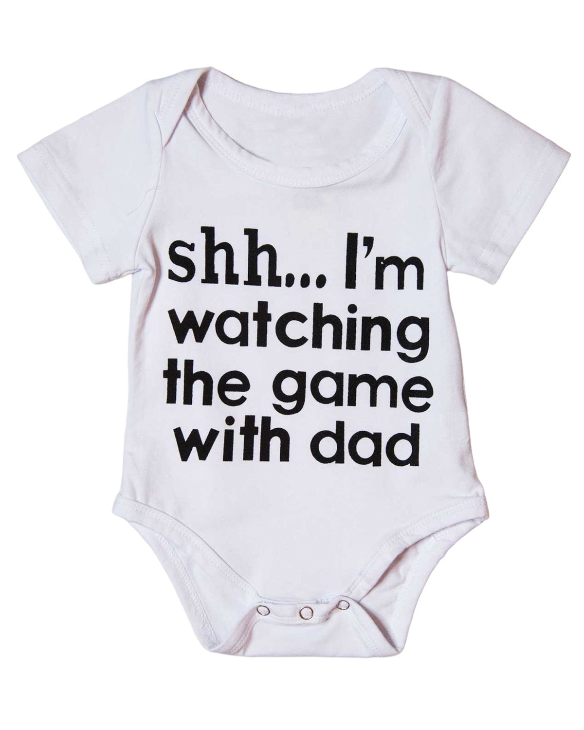 Shh I'm Watching The Game With Dad Onesie