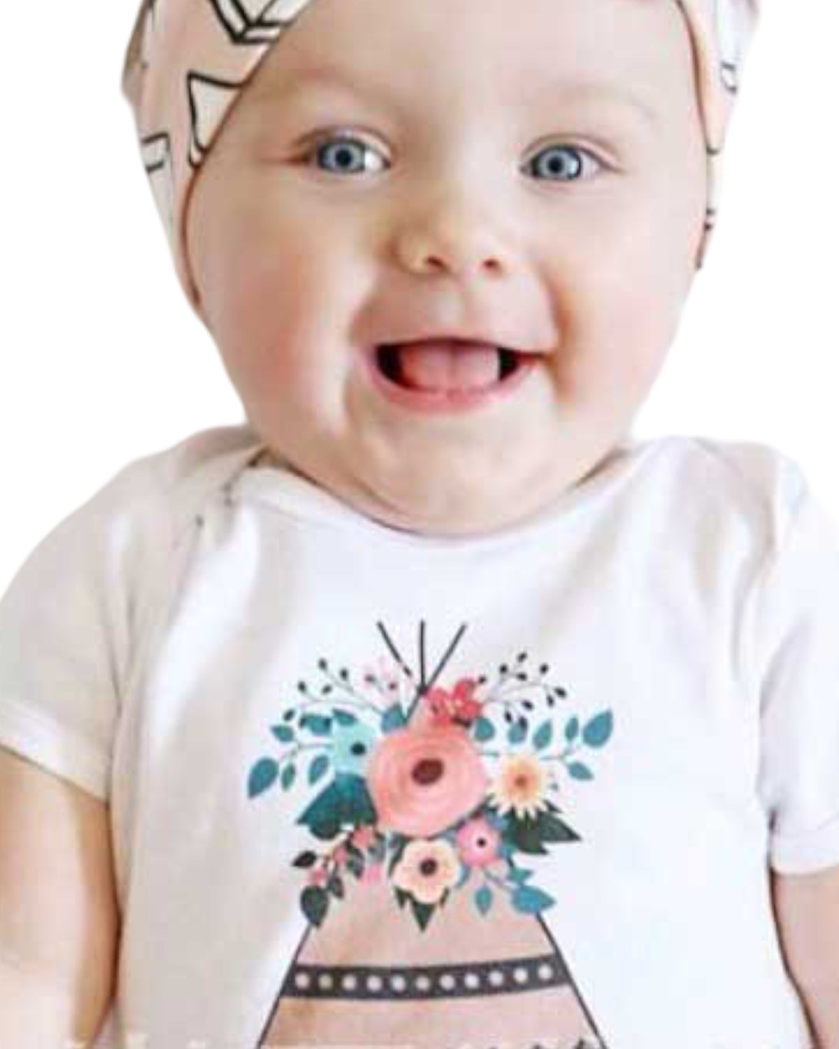 Wild And Free Onesie And Pant Set.