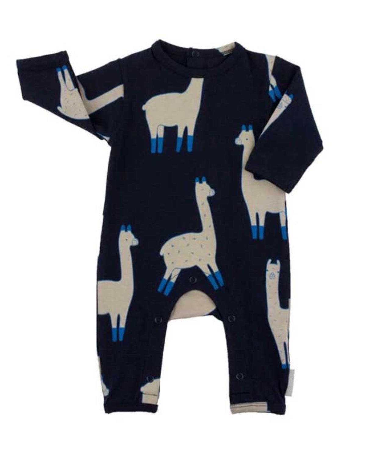 Blue Llama Romper