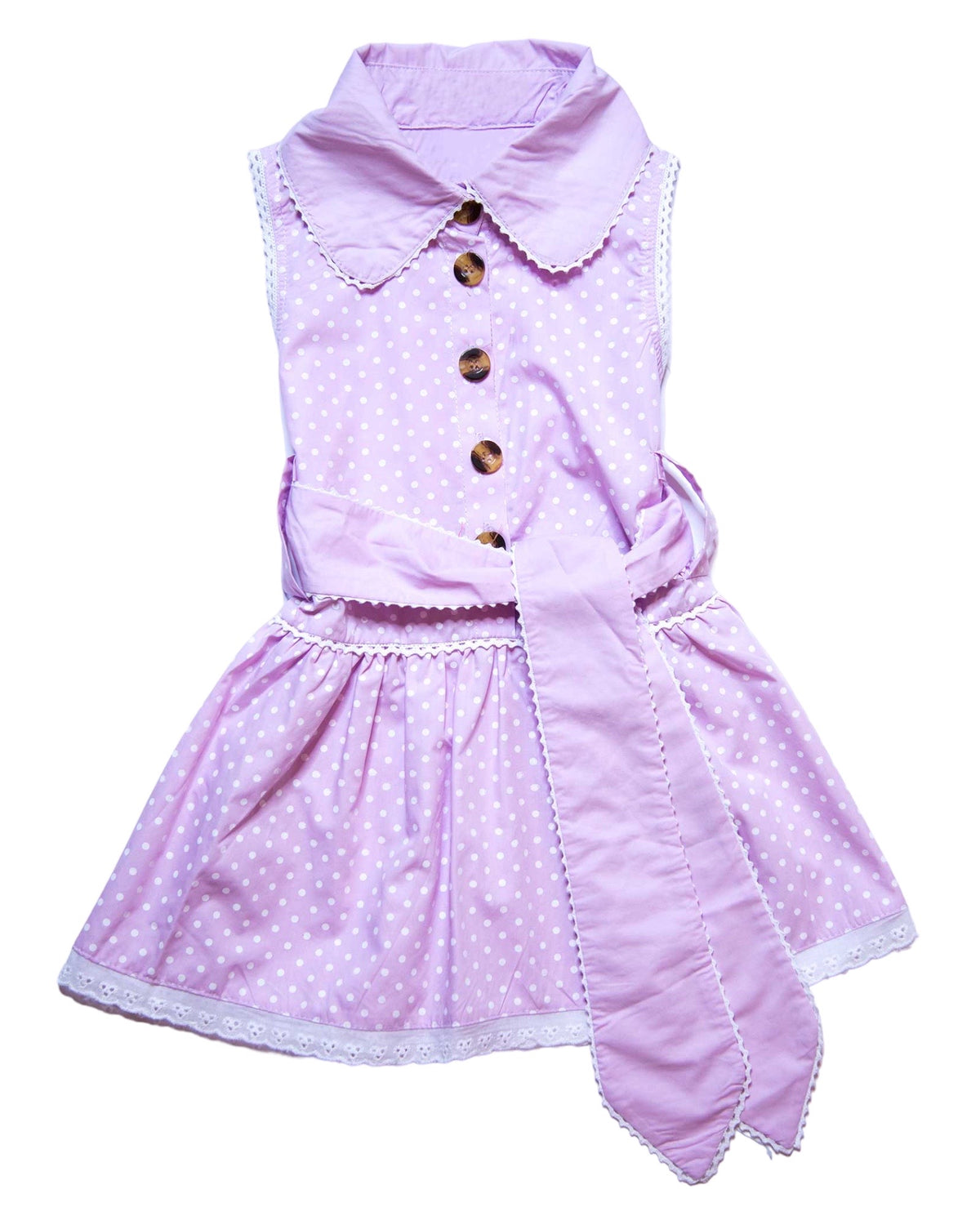 Lilac And Polka Dot Dress
