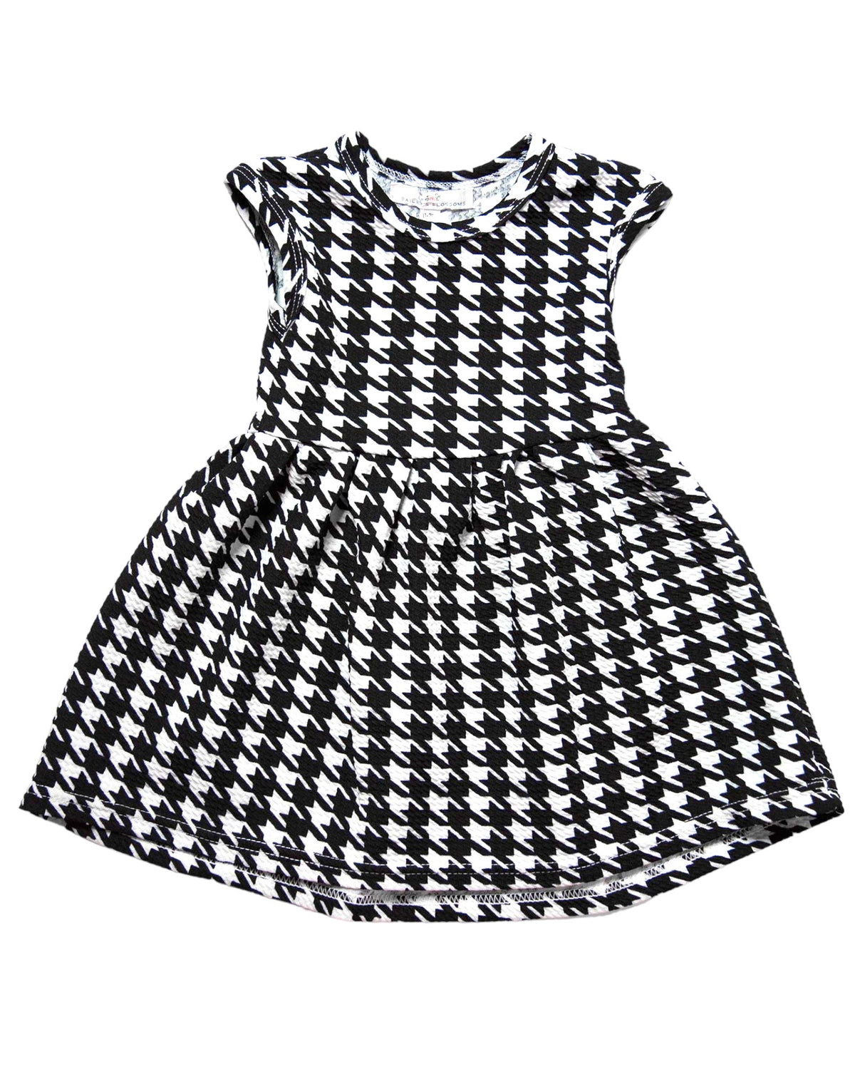 Black And White Tea Length Dress.