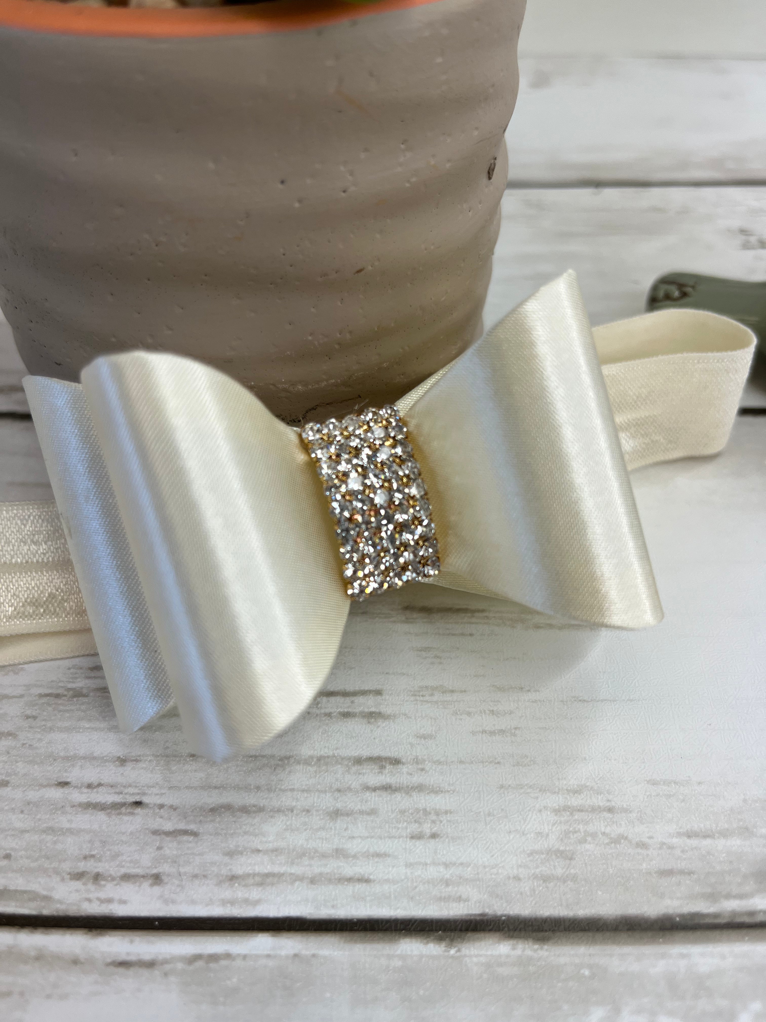Ribbon Rhinestone headband