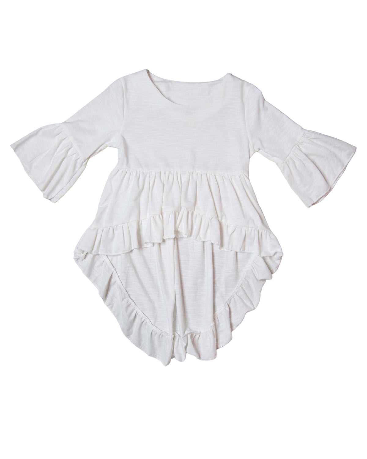 High-Low Ruffle Top