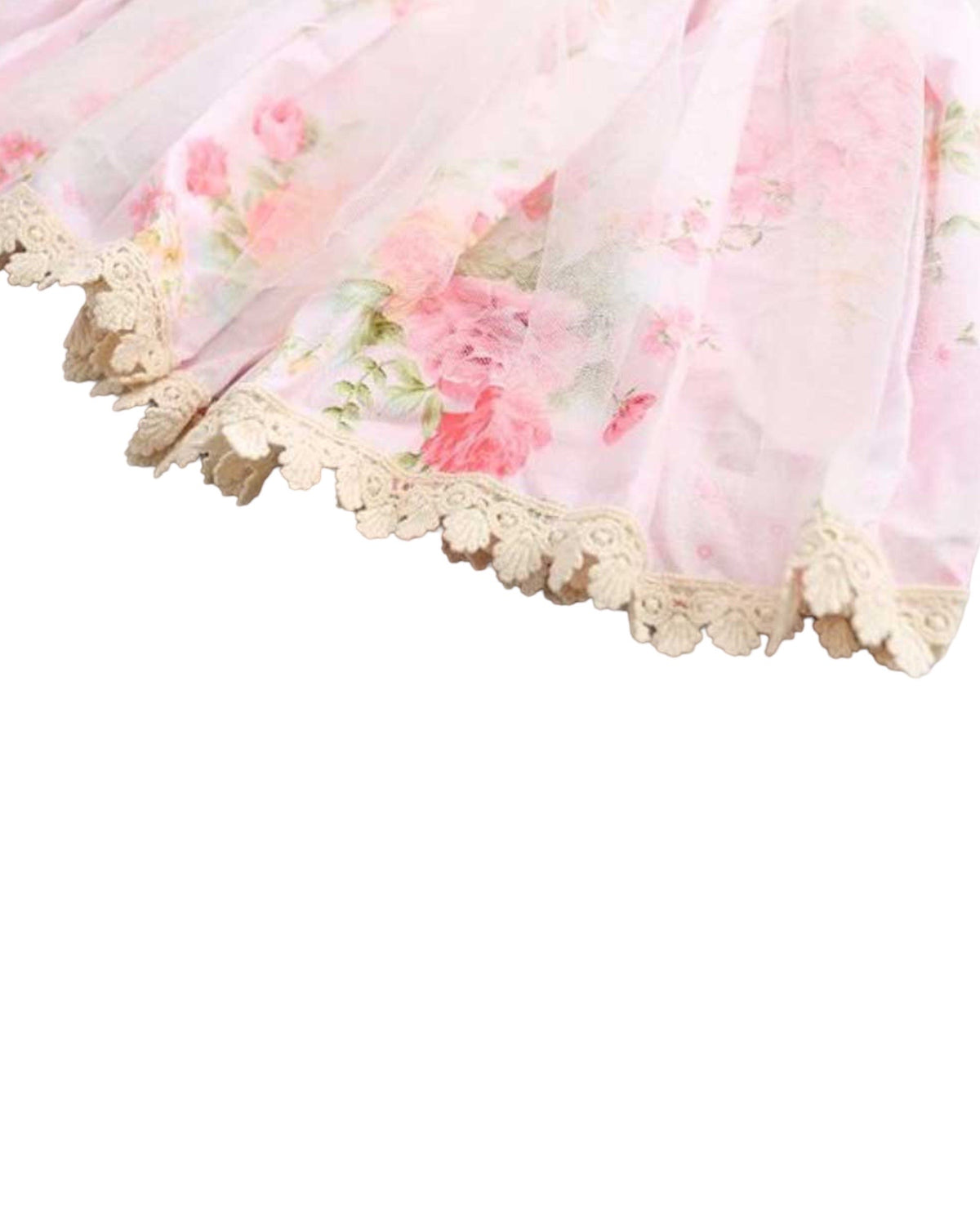 Soft Pink And Floral Dress