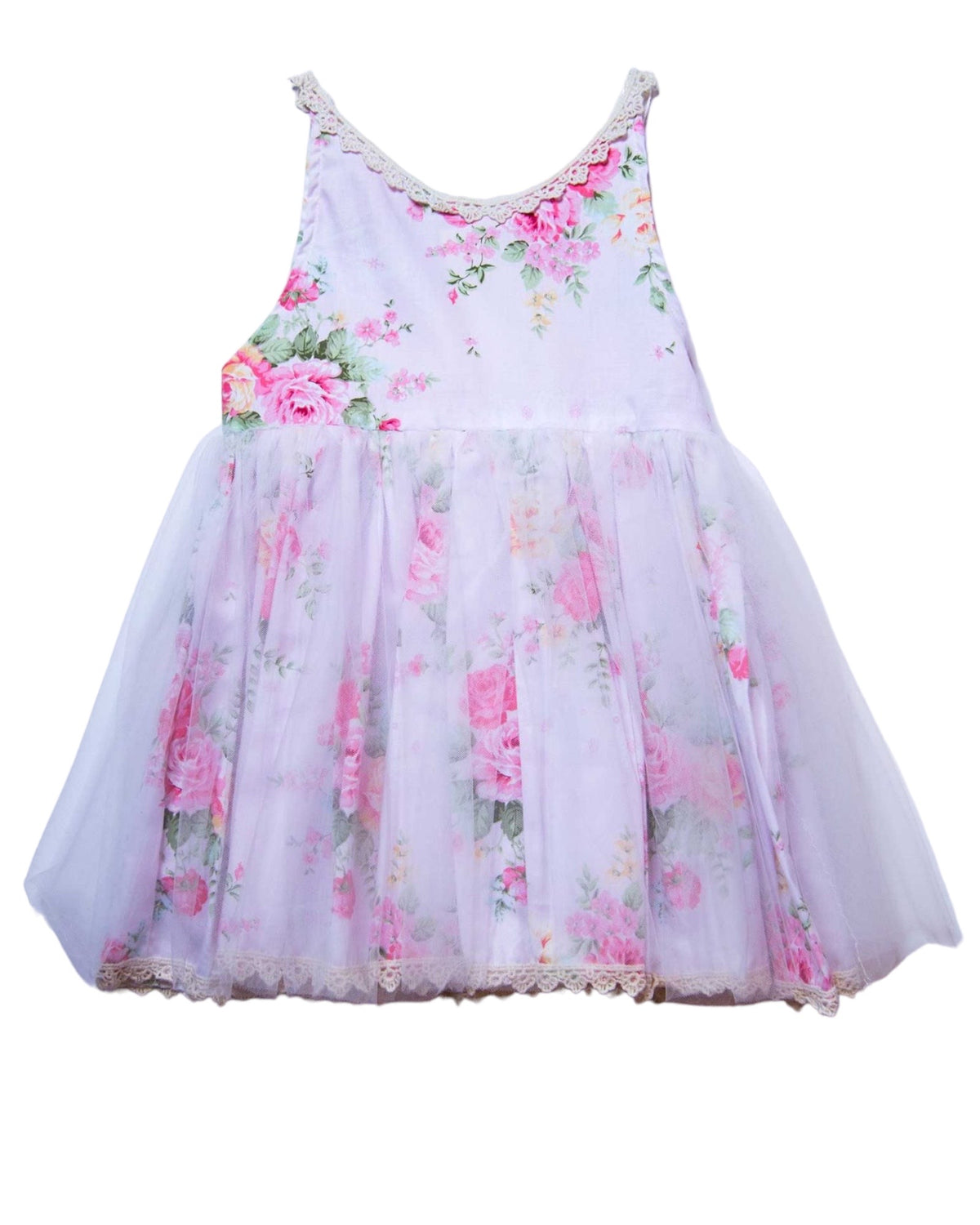 Soft Pink And Floral Dress