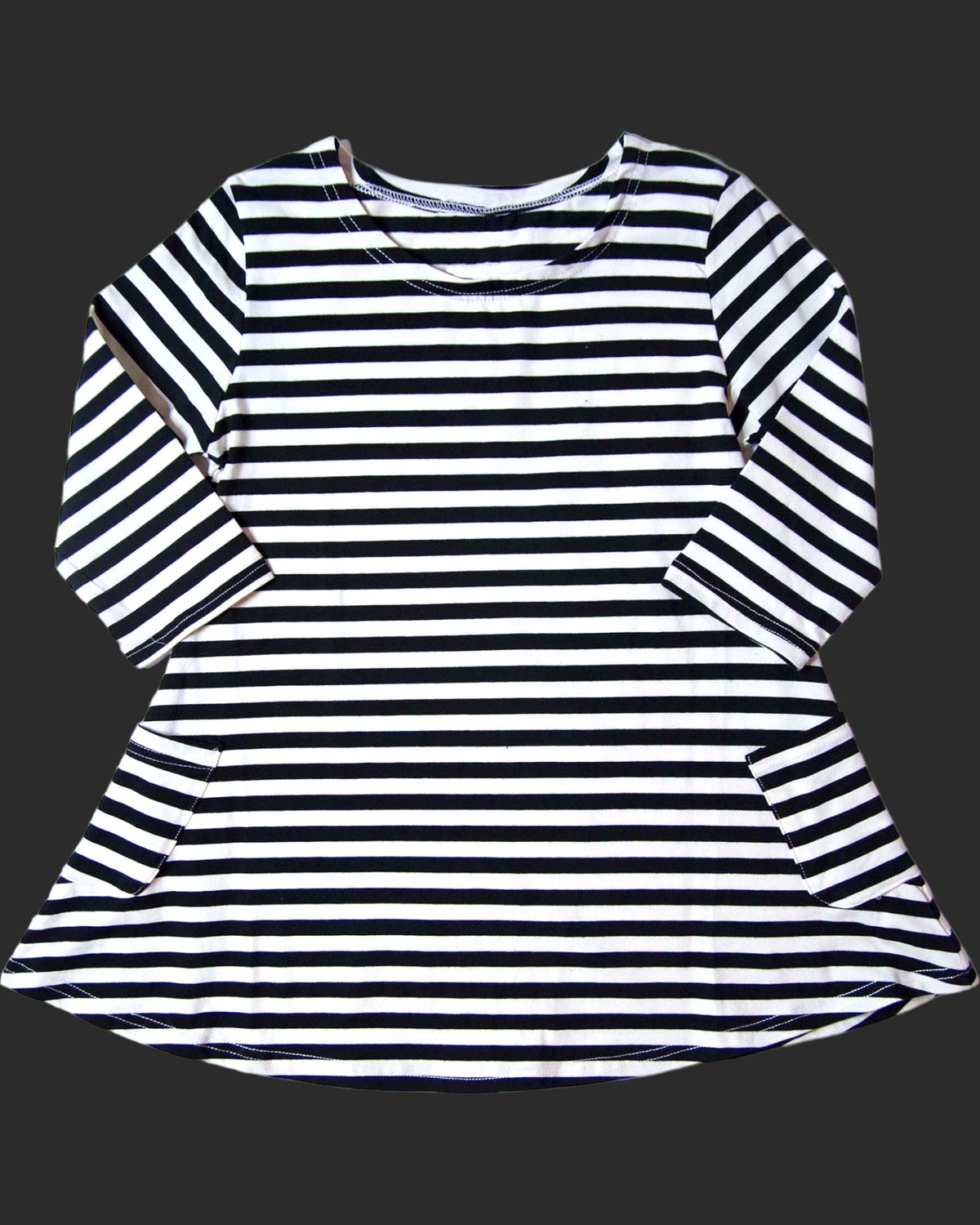 Black And White Stripe Dress