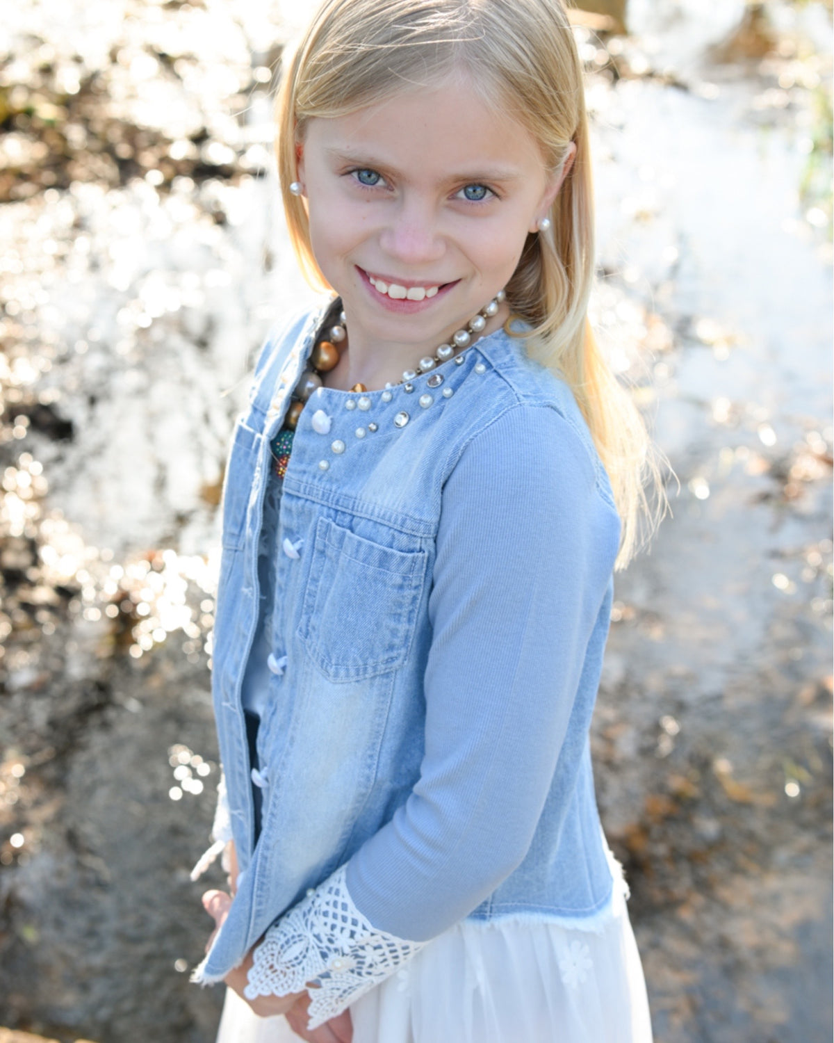 Pearl And Rhinestone Jacket