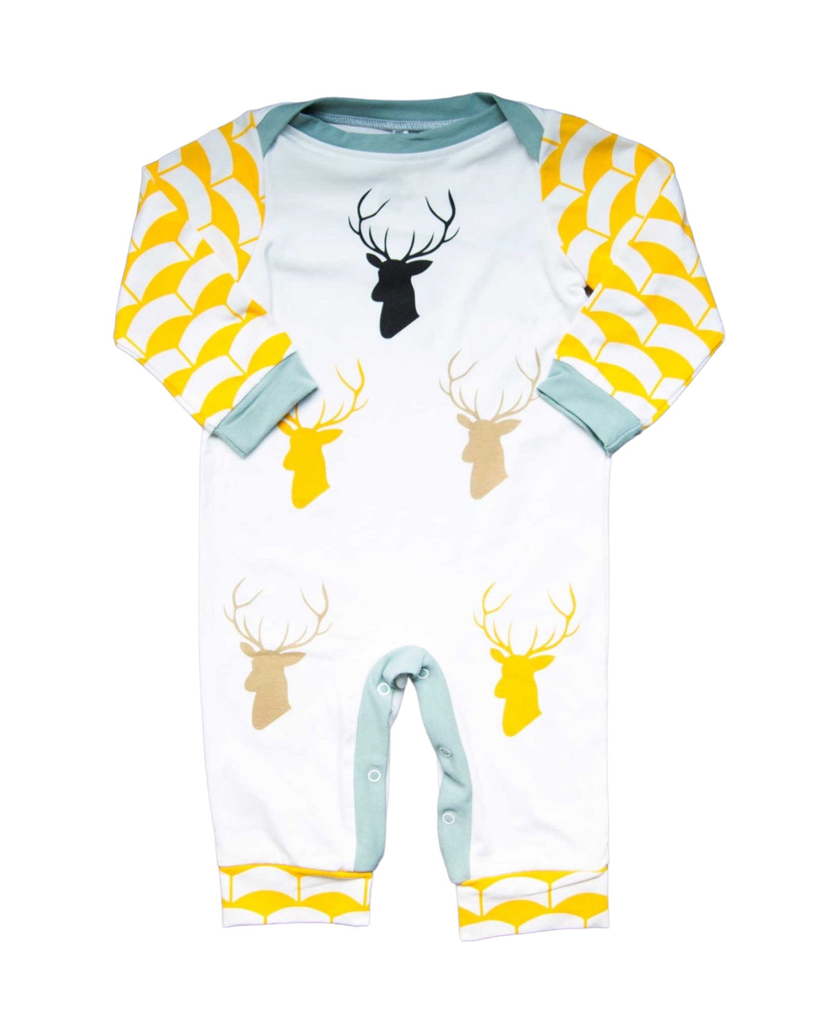Long-Sleeve Buck Romper