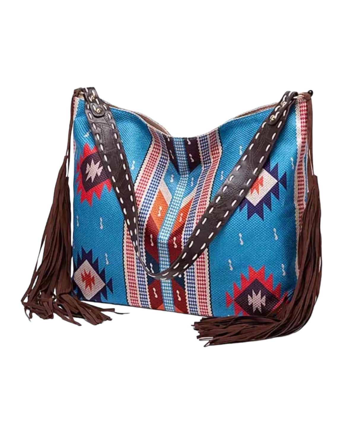 Fringe Purse - Baby Blue