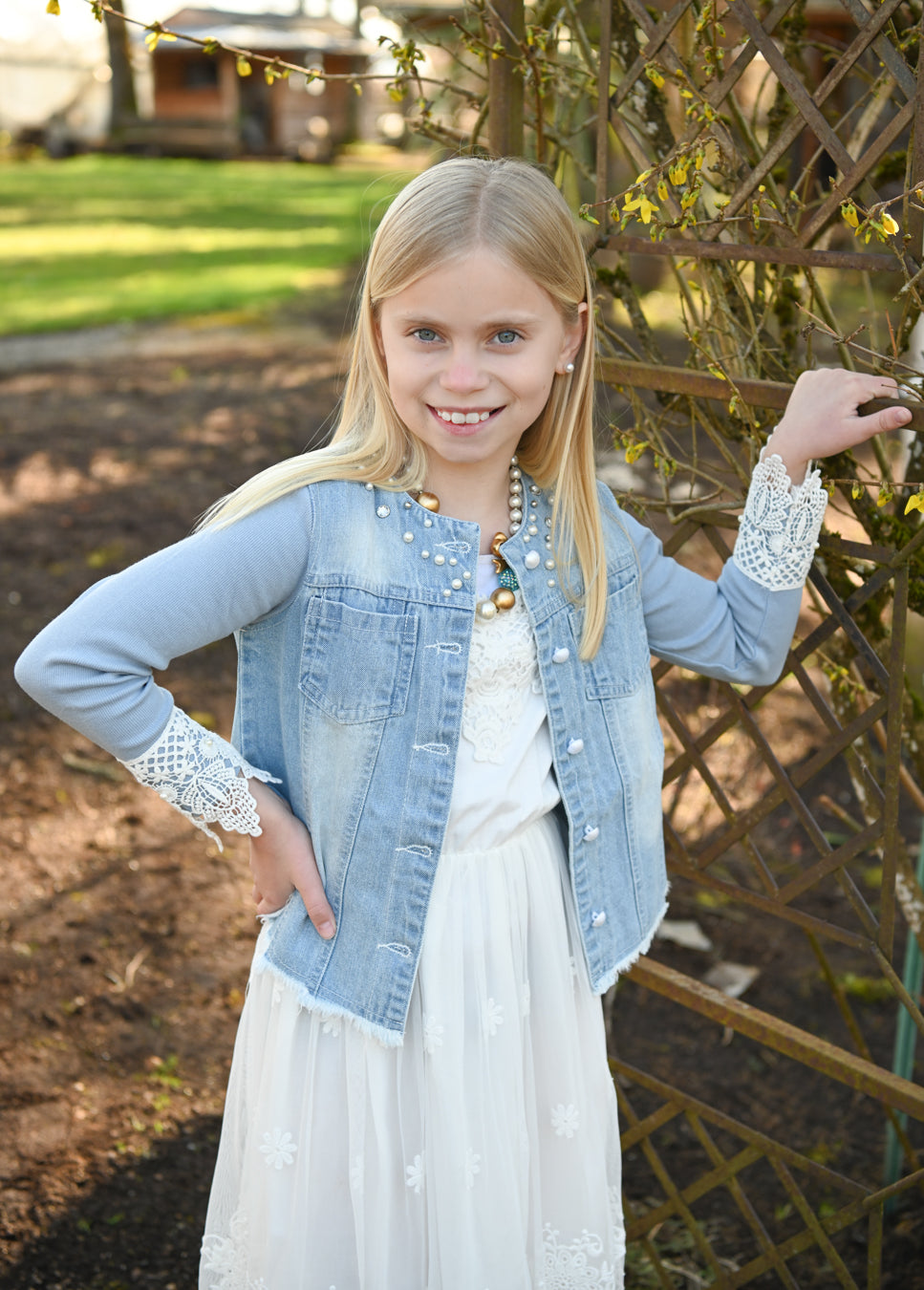 Pearl And Rhinestone Jacket