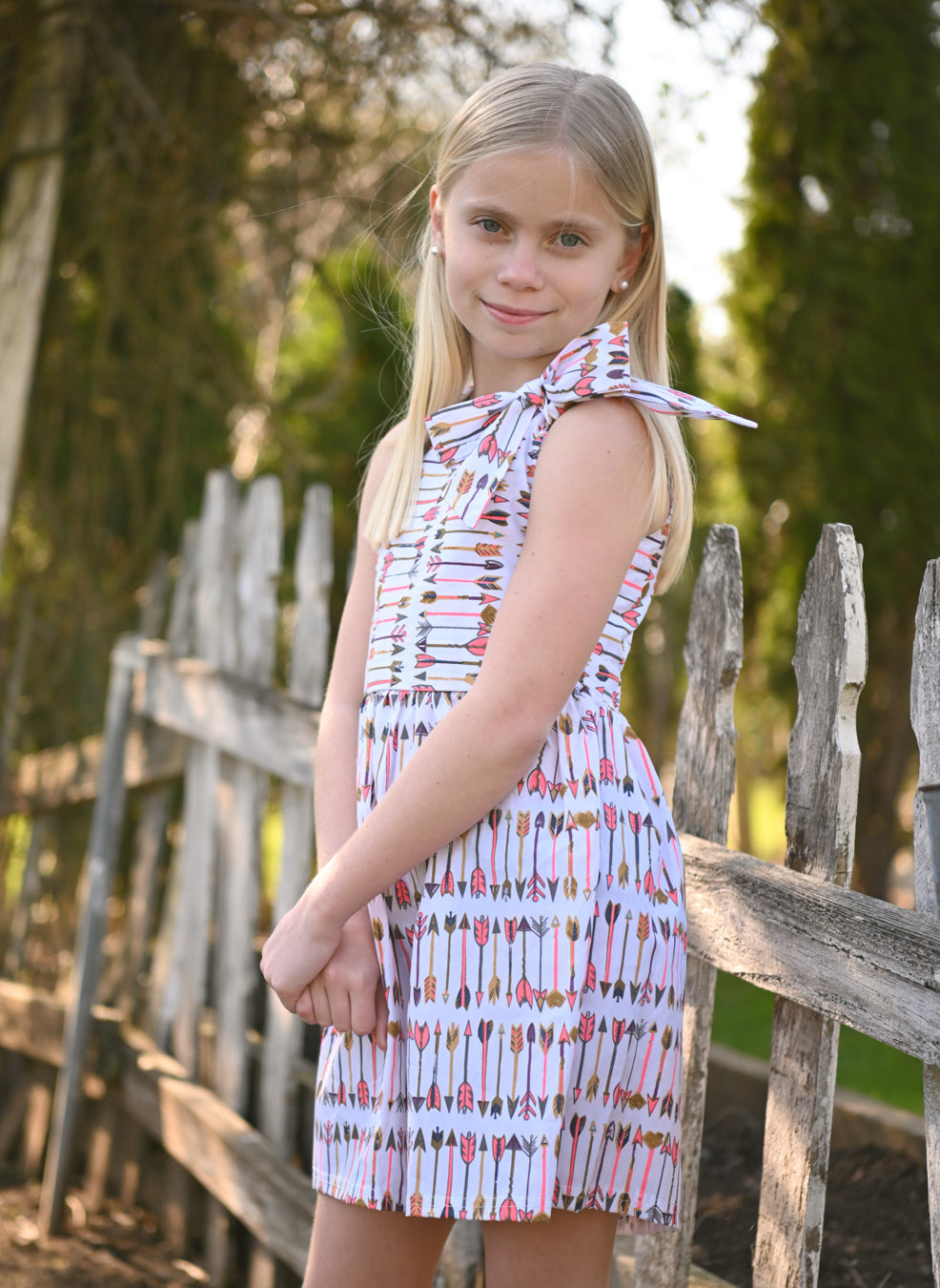Arrow Print Dress