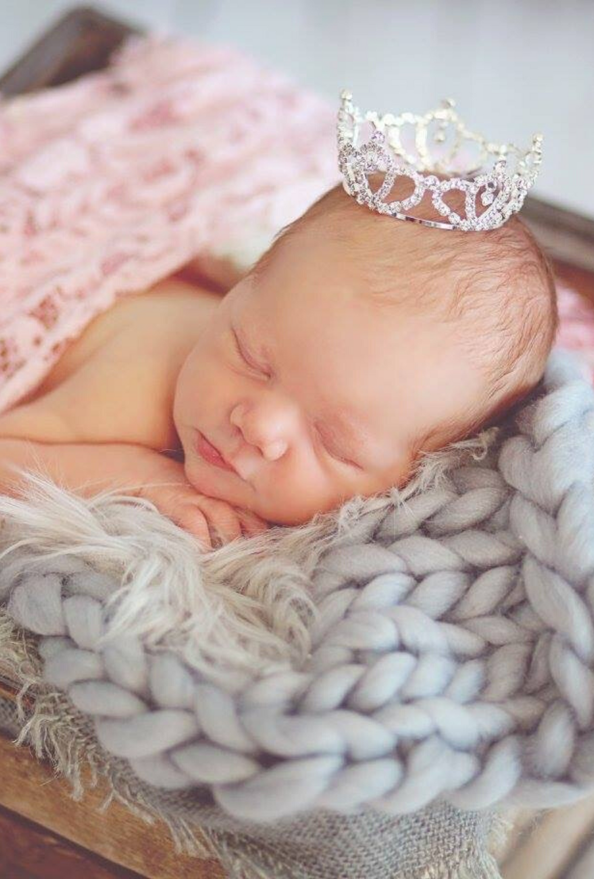 Jeweled Baby Prince or Princess Crown