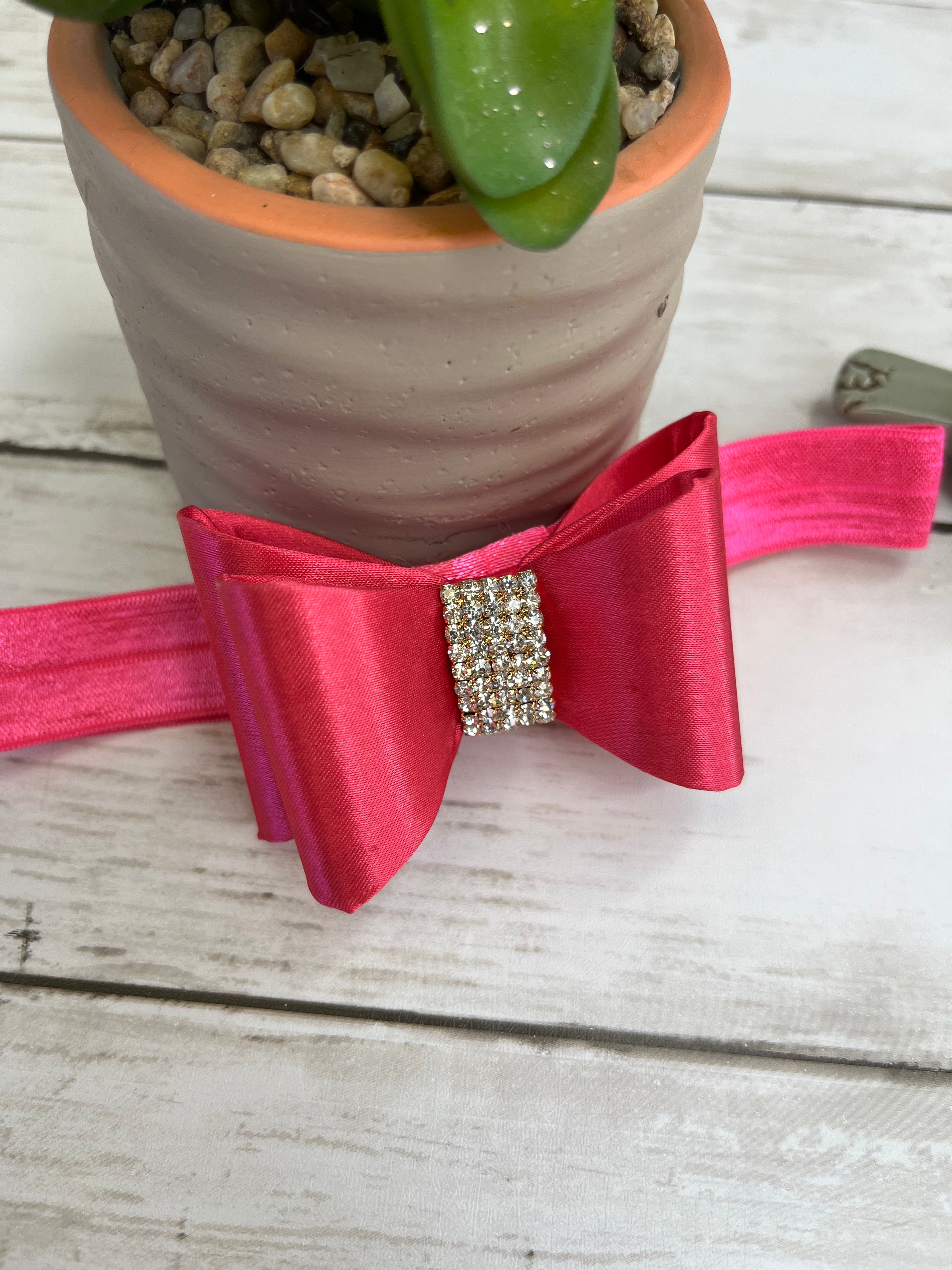 Ribbon Rhinestone headband